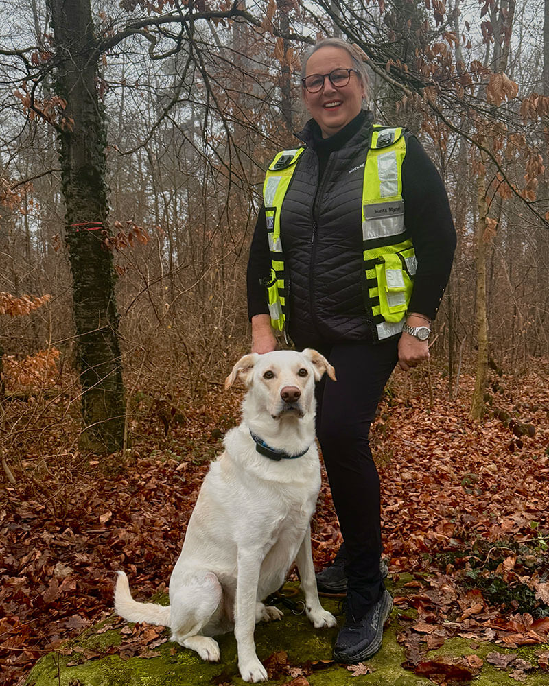 Marita Mlynek Hundetrainerin Mantrailing